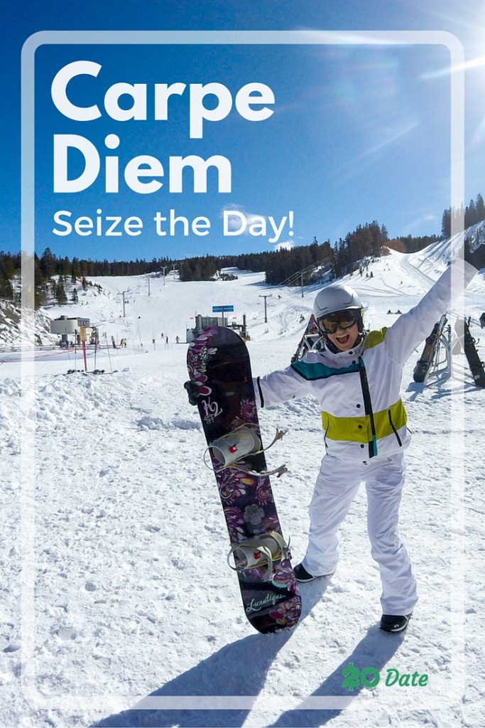 Carpe Diem! Seize the day --and your date-- and tag #20DollarDate in your best snow photos!