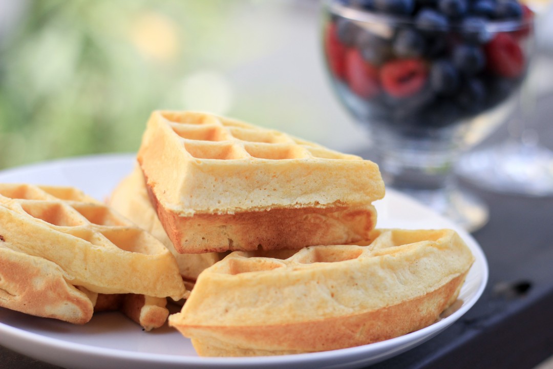 Fluffy Belgian waffles recipe perfect for a Brunch Date at home!