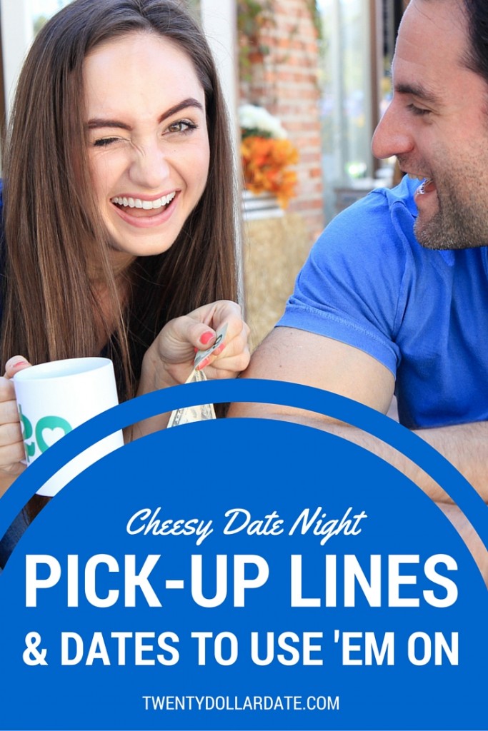 Perfect pick-up lines and the dates to pair them with! Think pick-up lines are cheesy? Well, theme them with a unique and affordable date idea, and let the cheese melt your date's heart. #20DollarDate
